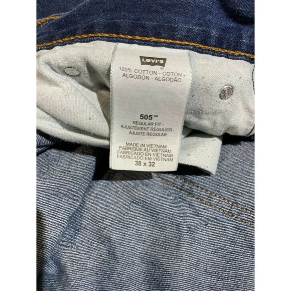 Levi's 505 Men's Size 38 X 32 Jeans 100% cotton - Picture 11 of 12